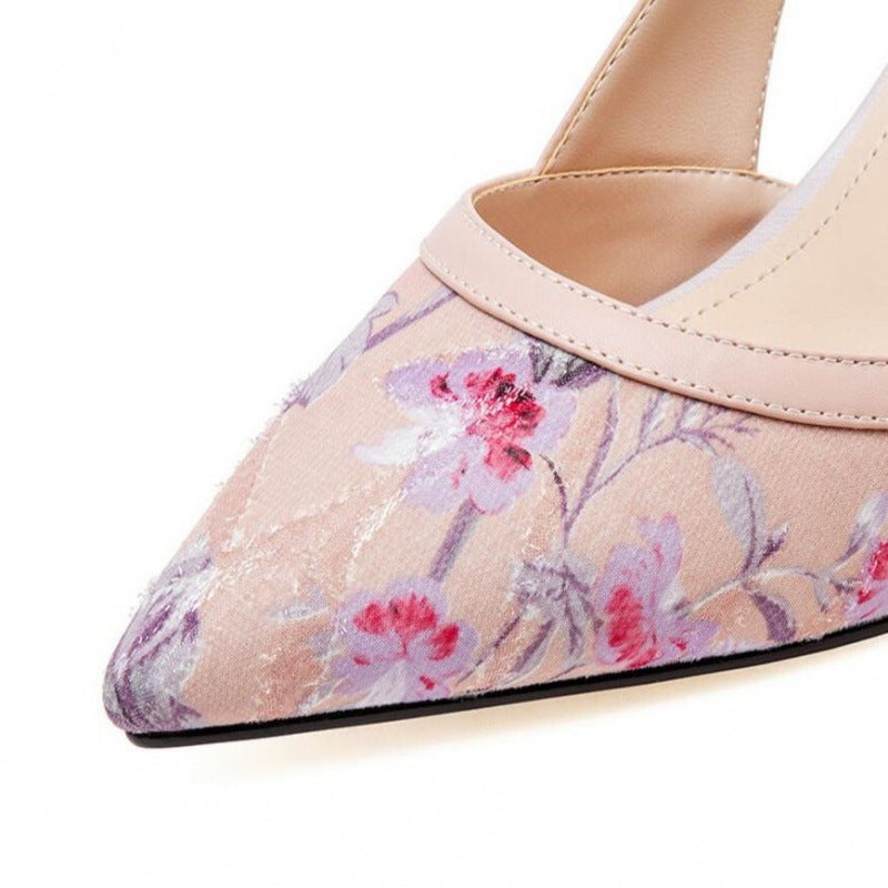 Pointed Shallow Mouth Mid-heel