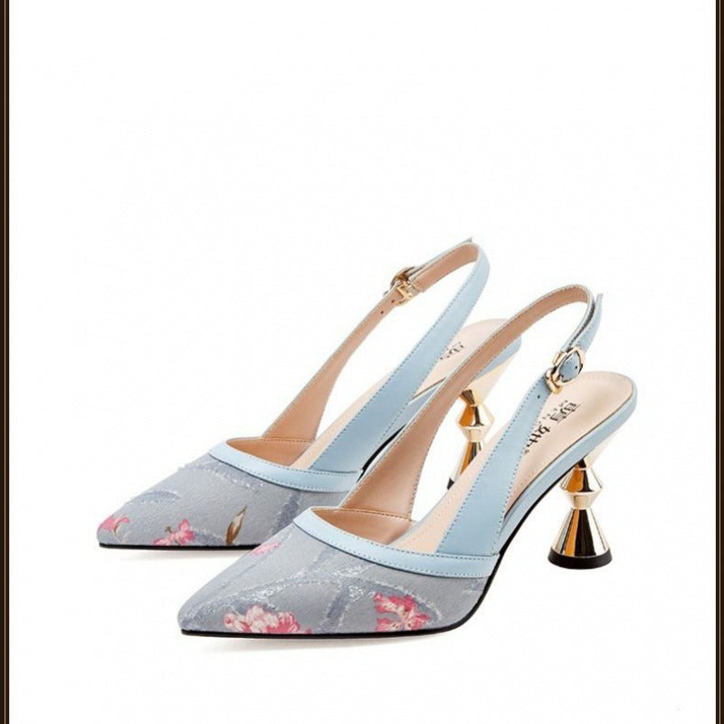 Pointed Shallow Mouth Mid-heel