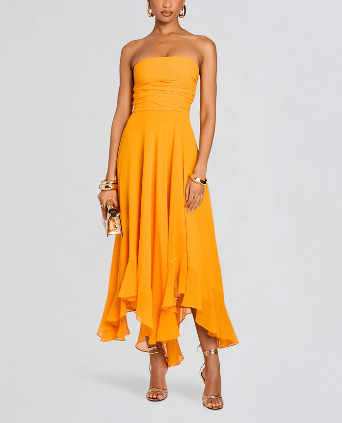Ruched, Slim-fit  Maxi Dress