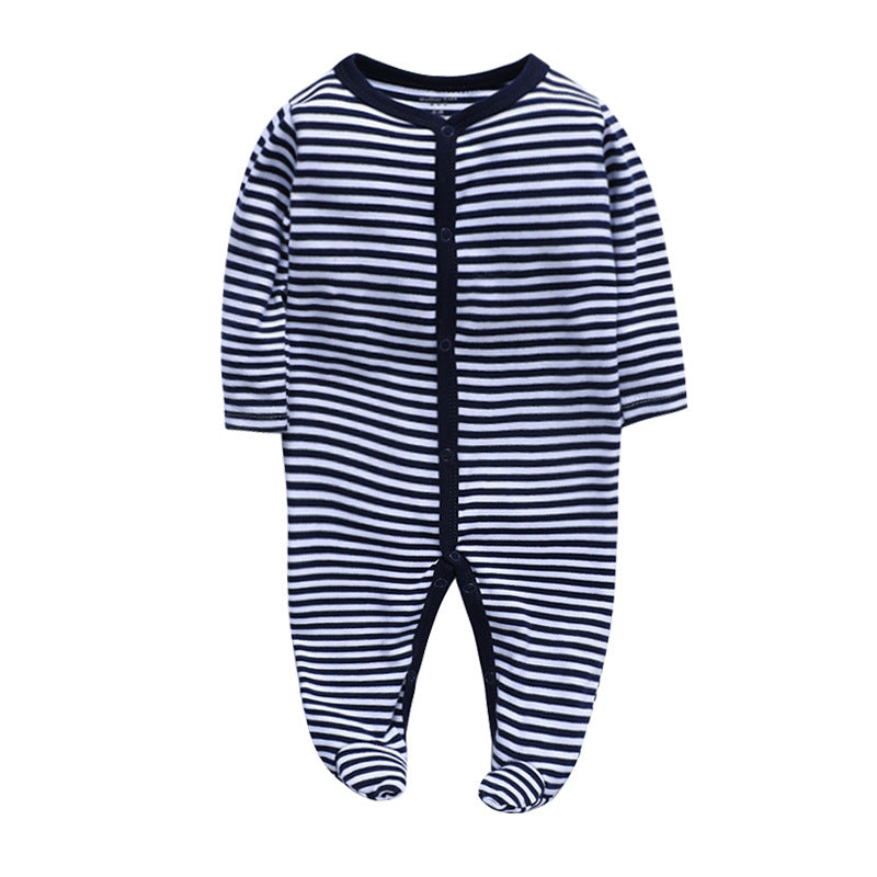 Baby cotton print jumpsuit