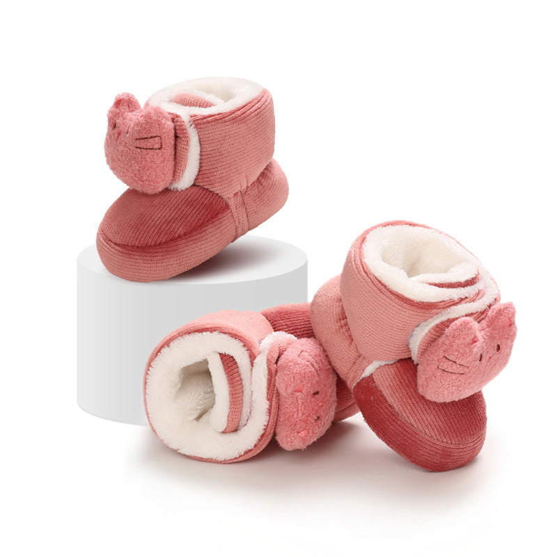 Baby Cotton-padded  High-top ToddlerBottom Boot