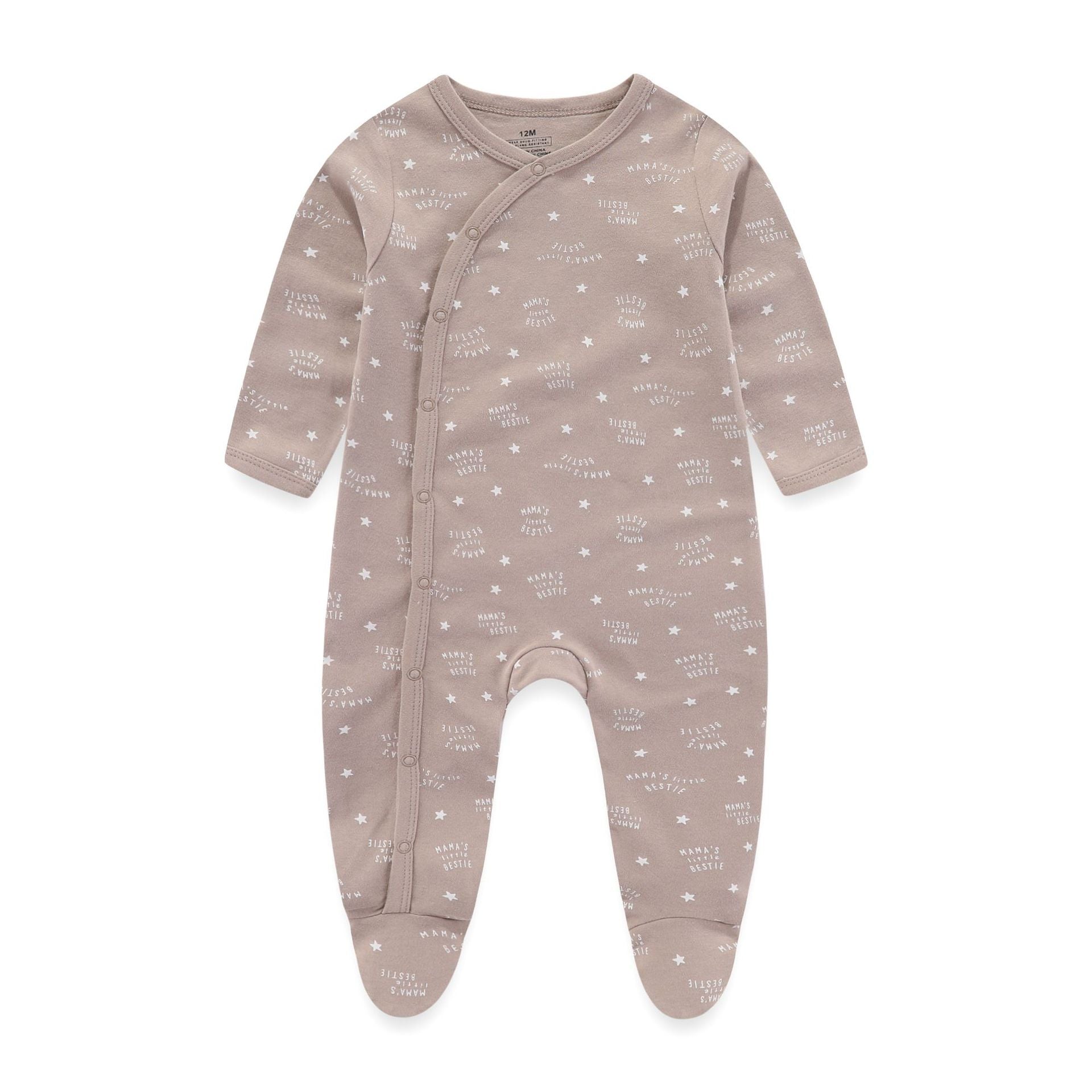 3 Pieces New Baby Cotton Long-sleeved Jumpsuit