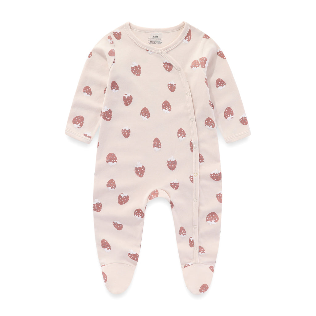 3 Pieces New Baby Cotton Long-sleeved Jumpsuit