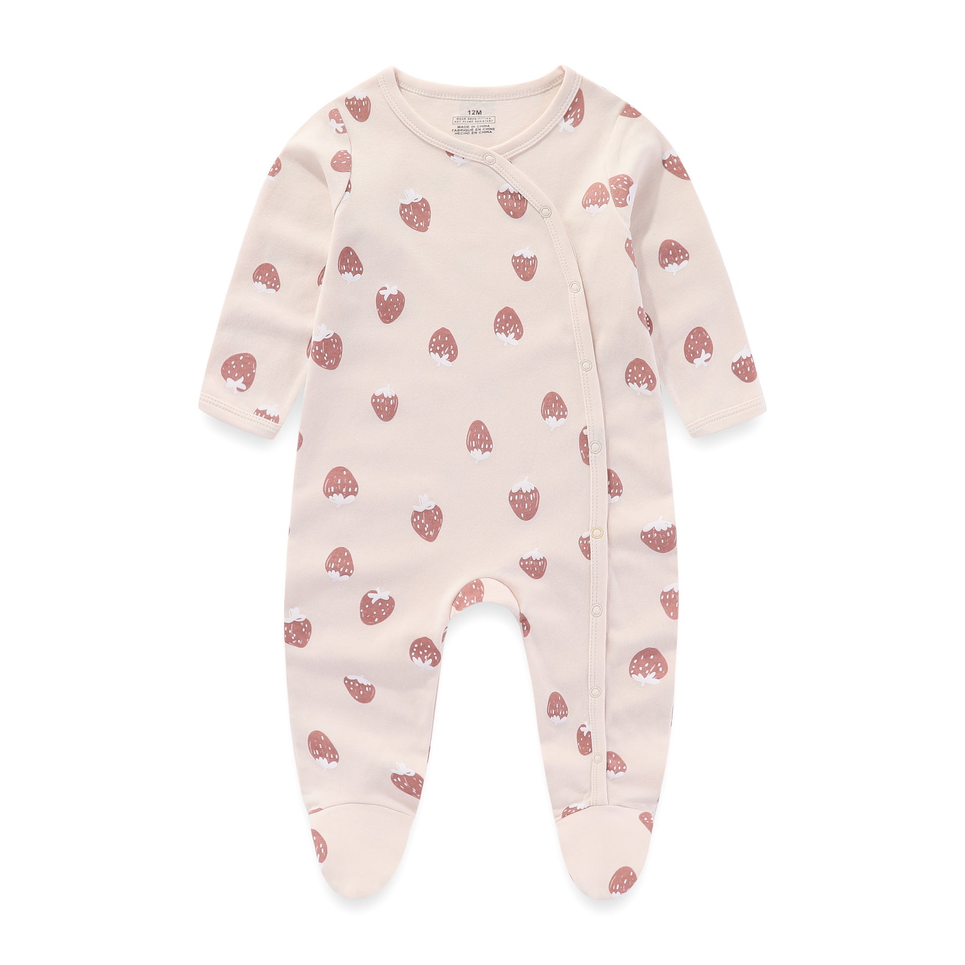 3 Pieces New Baby Cotton Long-sleeved Jumpsuit