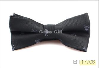 Polyester Skull Tie Halloween Party Accessories