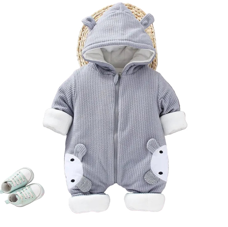 Autumn Winter Coat Jumpsuit