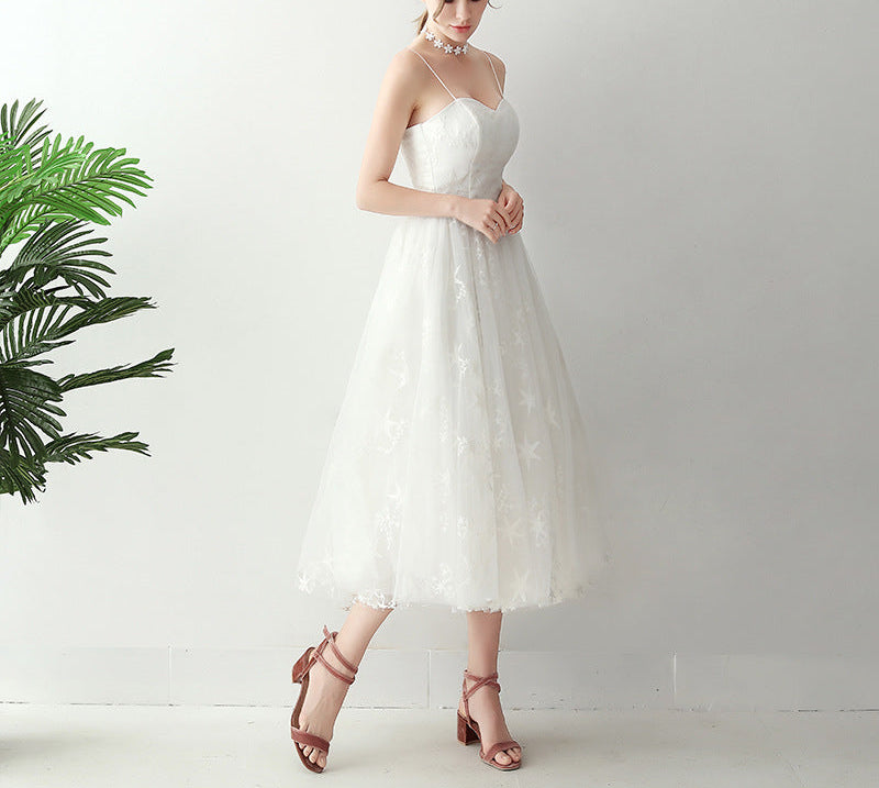 White Evening Dress at Diamond Sadaf