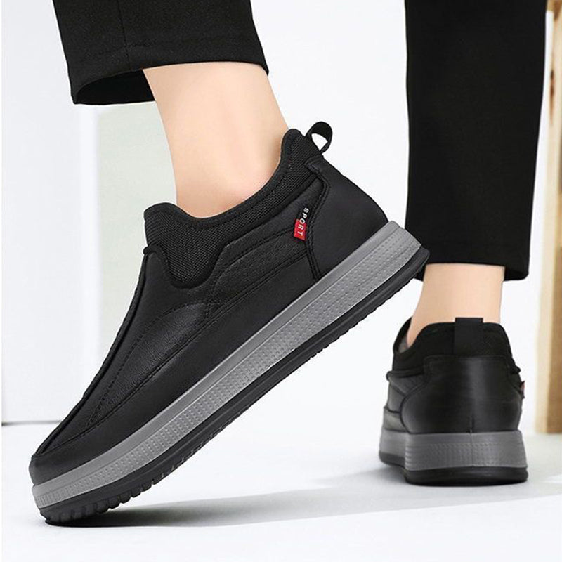 Round-toed Platform Ankle Boot Non-slip Flat Cotton
