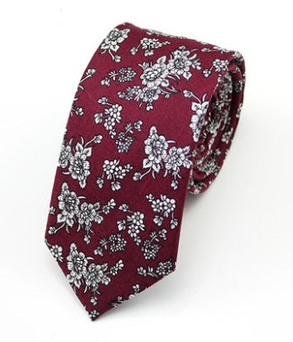 Men's Cotton Print Tie