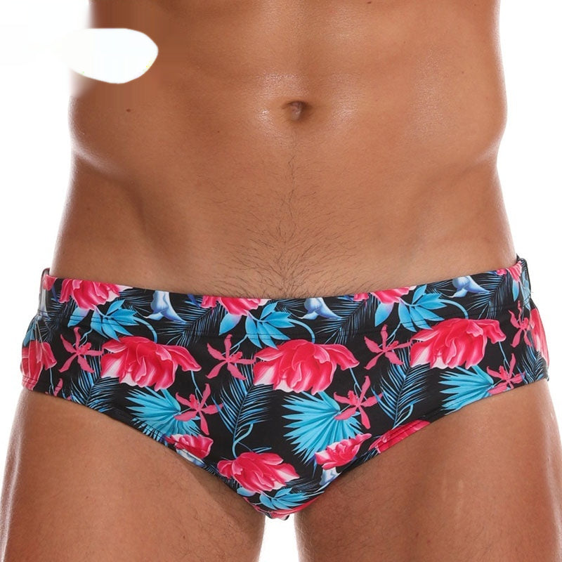 Solid Color Plus Size Swimming Shorts