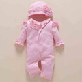 baby wears newborn baby romper jumpsuit