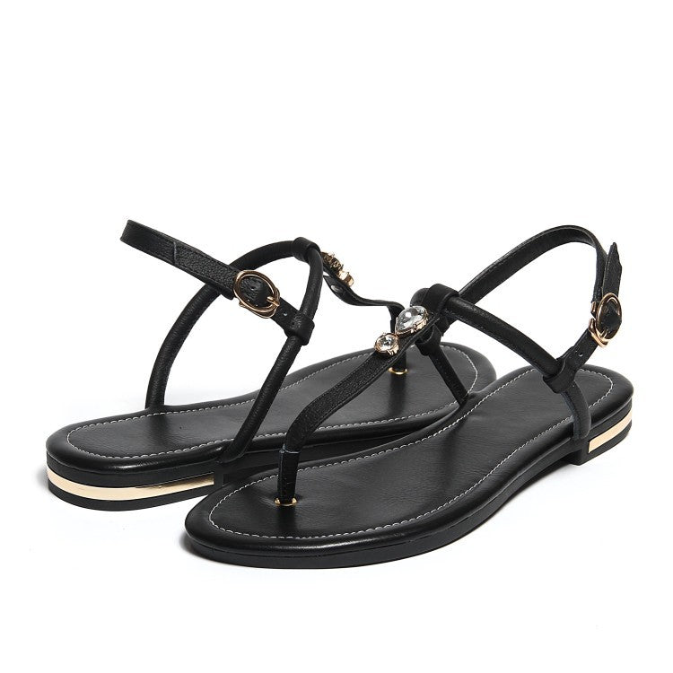 Flip-flop flat sandals