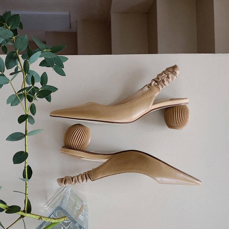 spherical heel heels