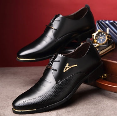 luxury Brand Classic Man Pointed Toe Dress Shoes