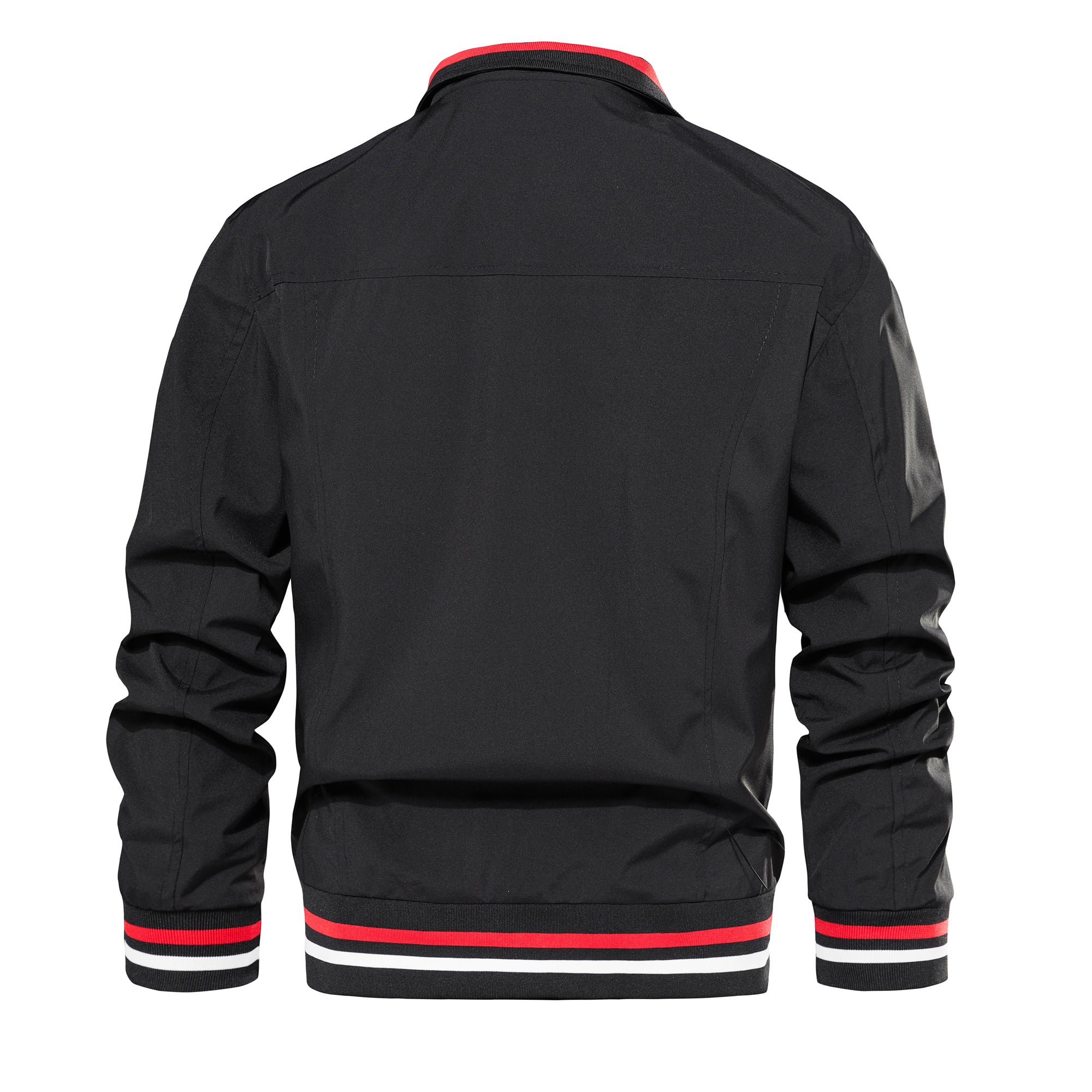 Bomber Jacket Lightweight Casual Windbreaker Spring Fall Zip Up Coat