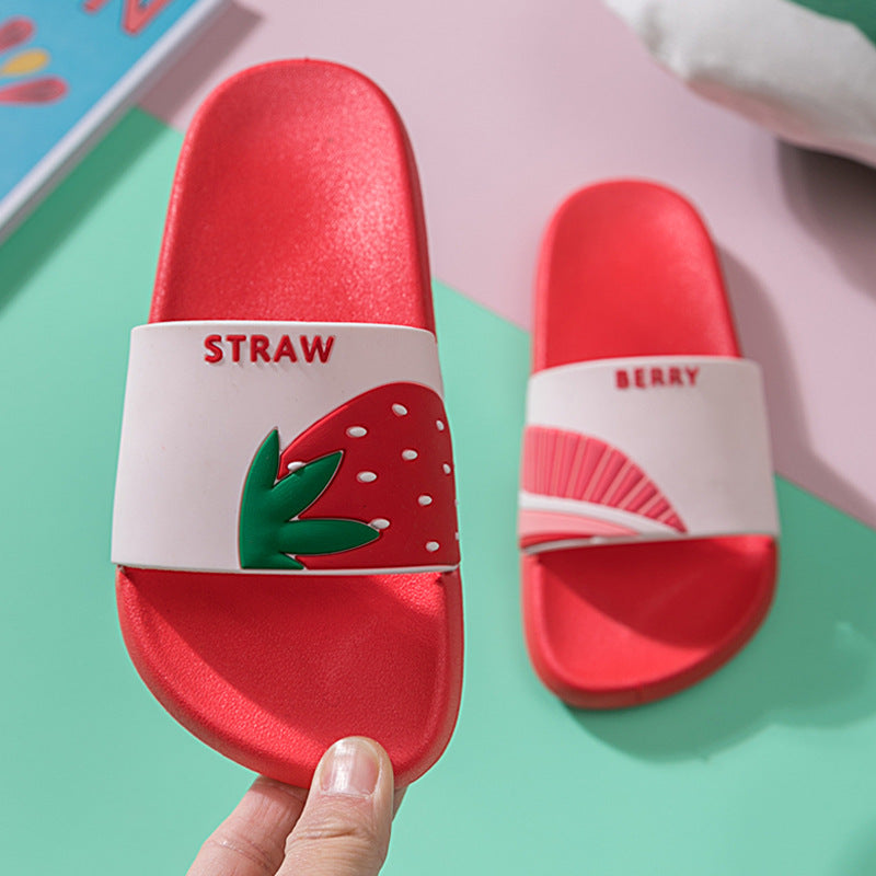 Girl slippers bathroom non-slip baby cartoon