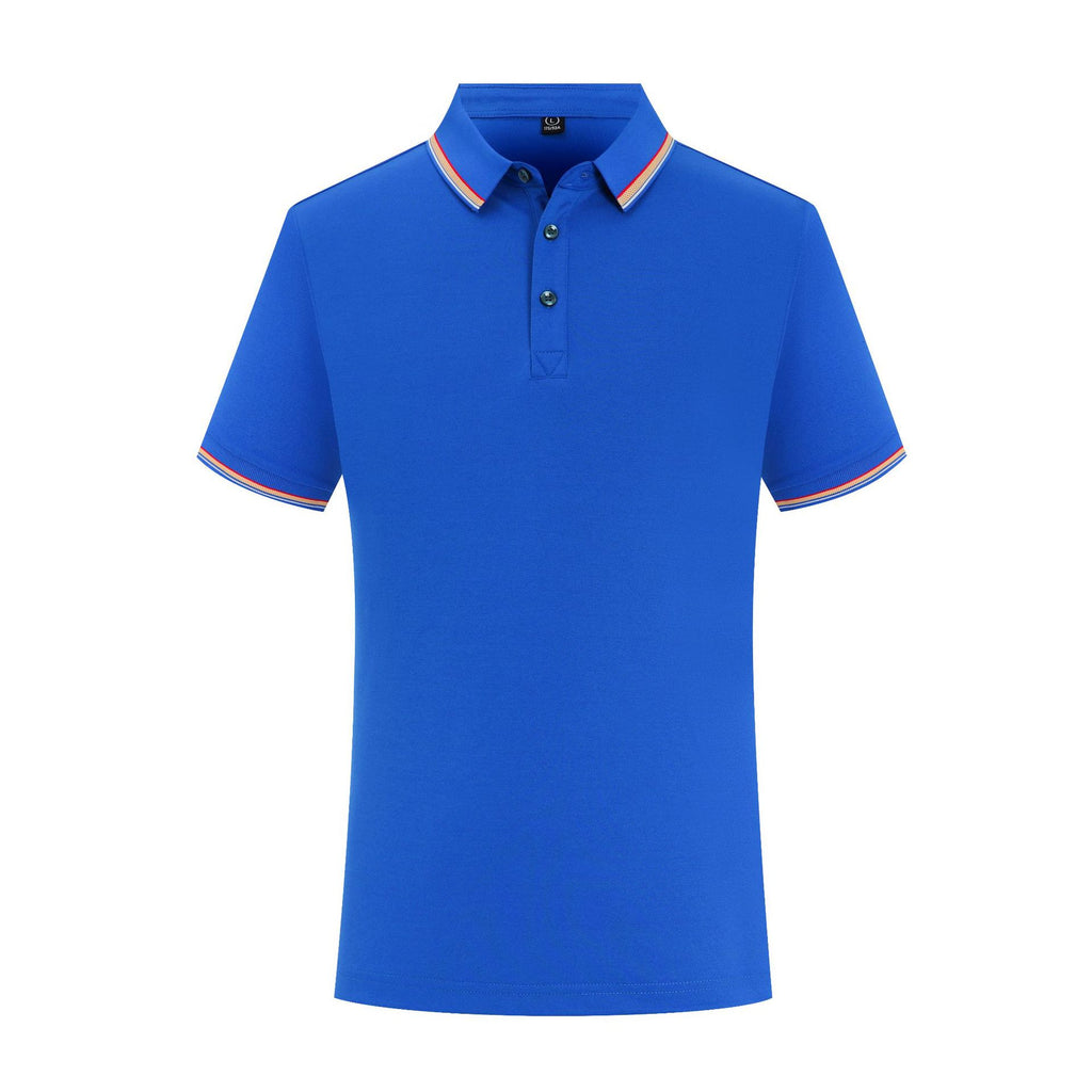 Summer Ice Silk Overalls Polo Shirt
