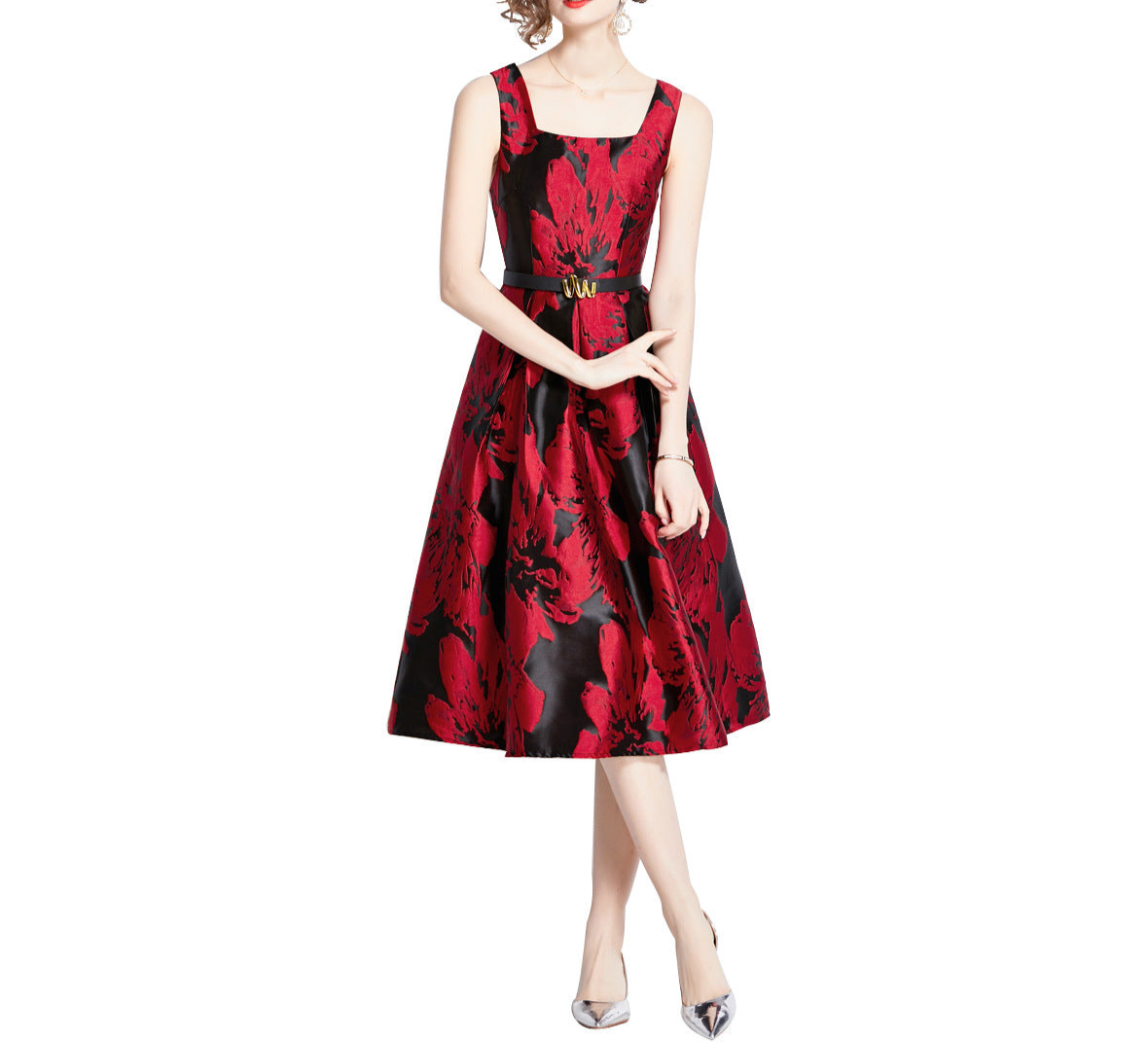 Three-dimensional Jacquard Dress Women