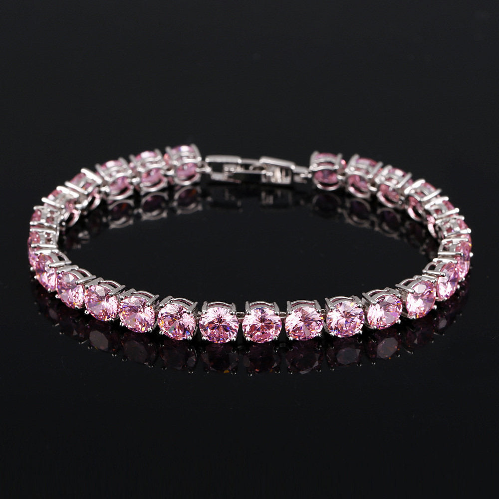 Carat Diamond Super Flash AAA Zircon Lady Bracelet