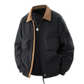 Retro Pilot Jacket Mens Workwear Lapel Jacket