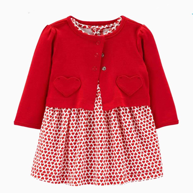 Two-Piece Printed Dresses In Europe And America