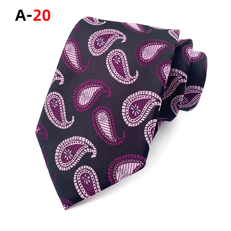 Paisley Polyester Jacquard Men's Tie