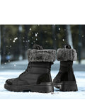 Cotton High Top Boots