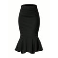 Versatile Sheath Fishtail Skirt