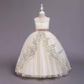 3D Lace Flower Girl  Dress