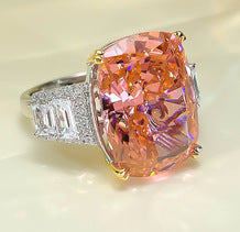 Silver High Carbon Diamond Ice CrushingRing