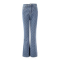 Retro Denim Boot-cut Pants