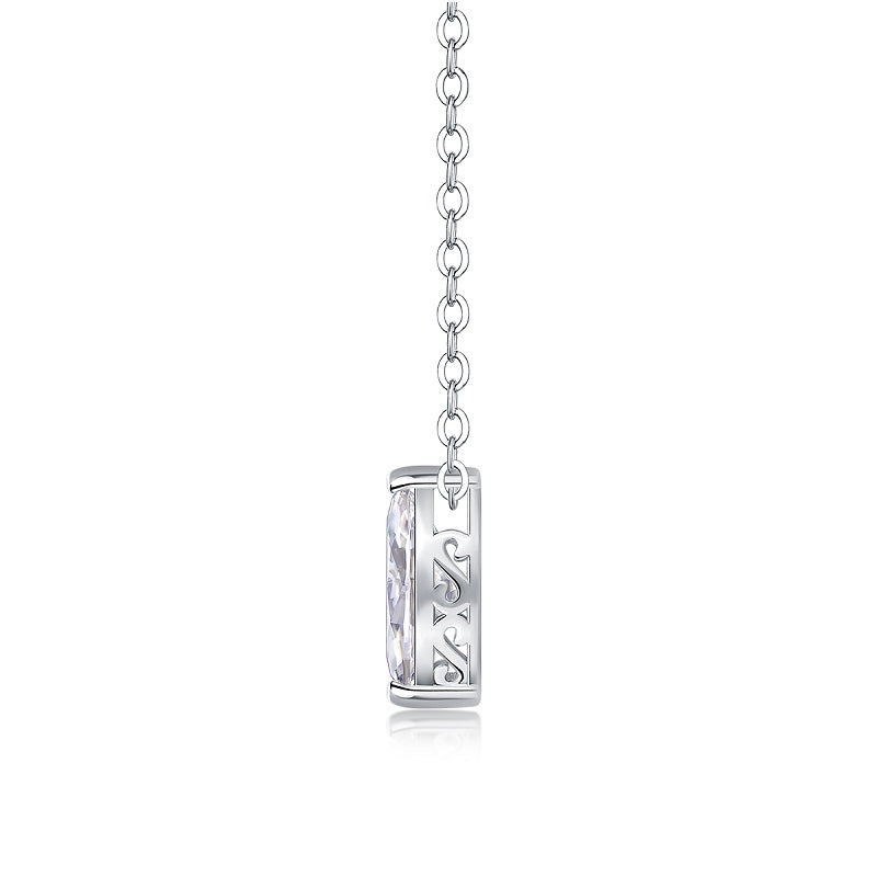 Morning Light Eye - A Fashionable And Trendy Necklace Pendant Set With Top-quality Moissanite S925 And Silver Plated With Gold Can Be Tested With A Diamond Pen