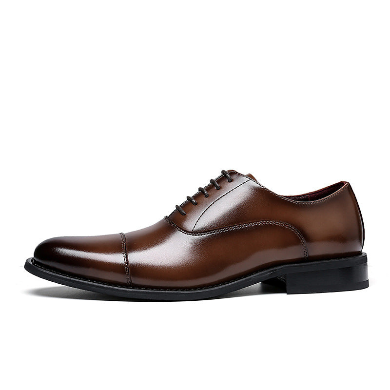 Men's Casual Leather Shoes Cowhide British Style