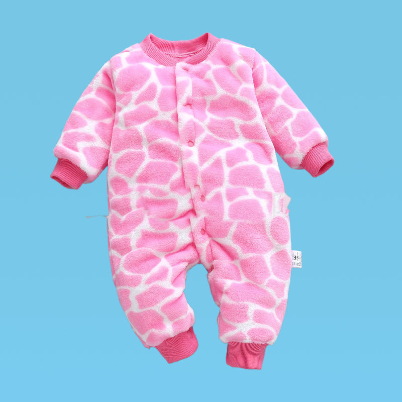 Infant One-piece Crawling Suit Single Breasted Romper