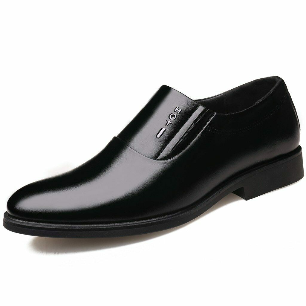 Invisible Increase Men's Shoes 6cm Pointed Toe Business Suits Men's Leather Shoes