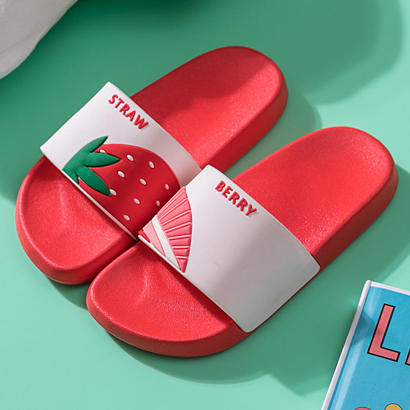 Girl slippers bathroom non-slip baby cartoon