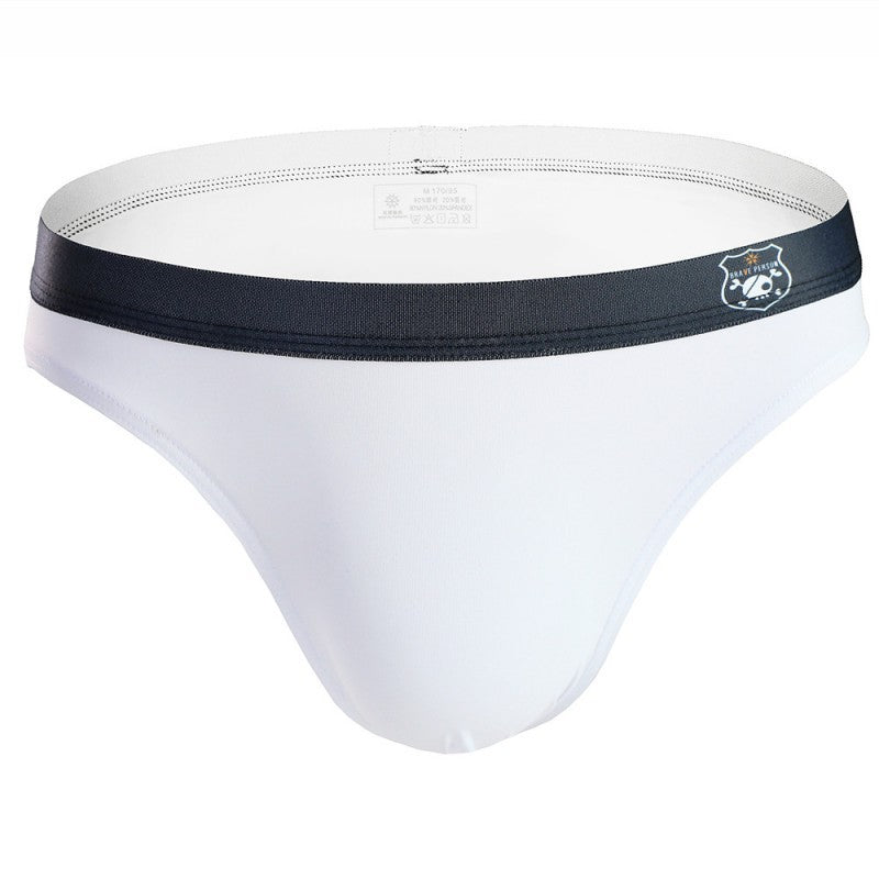Men's Ice Silk High Elastic Nylon Briefs