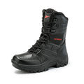 Plus size fan combat boots