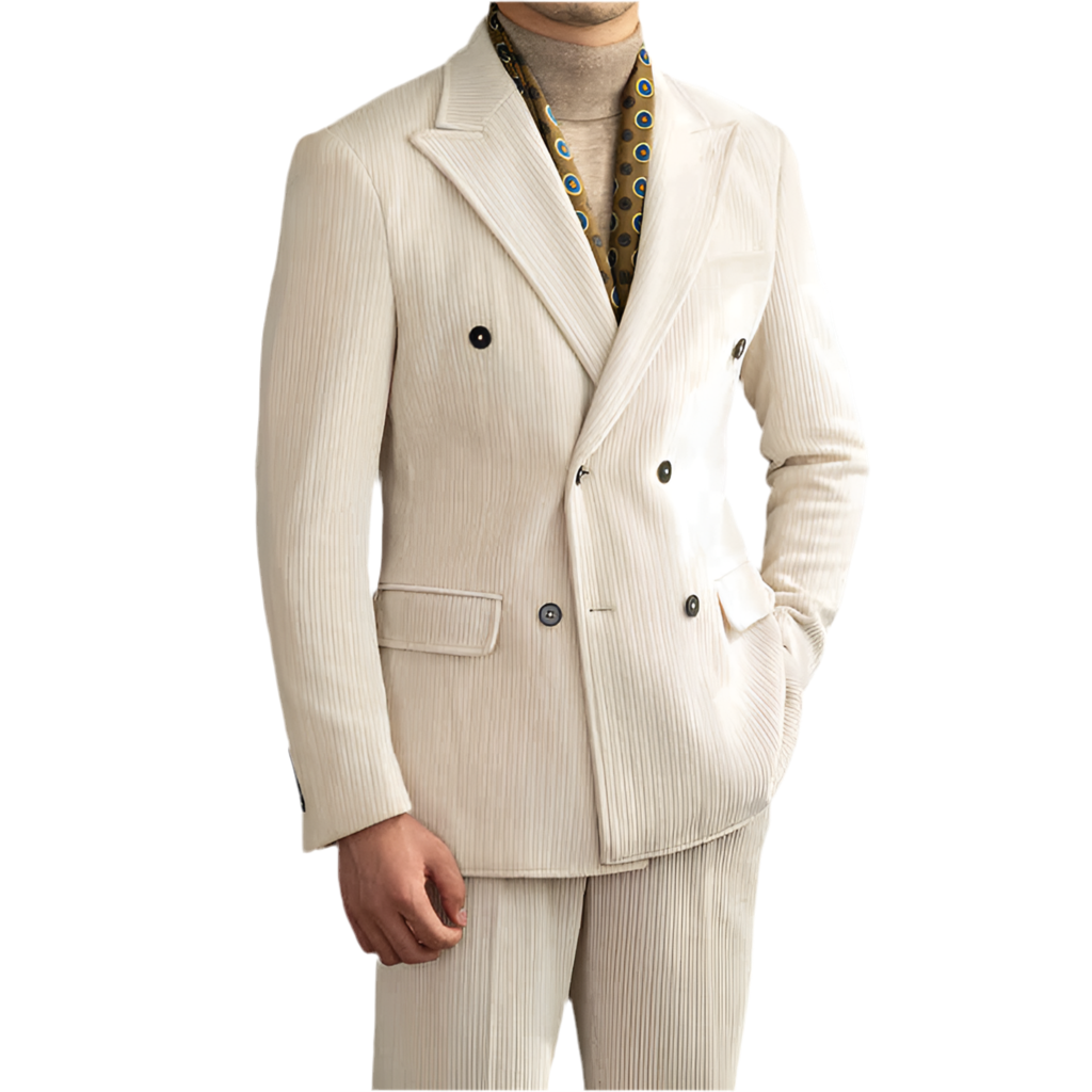 Double Breasted Suit Light Luxury Autumn And Winter