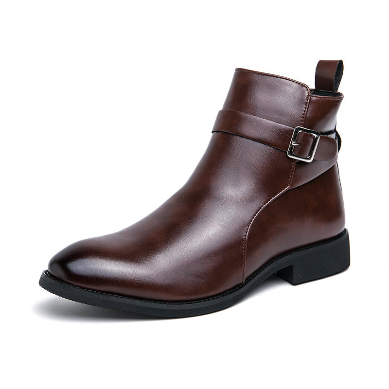 High-top British Fall Winter boot