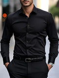 Long-sleeved White Shirt Formal Wear Slim Fit Business Workwear