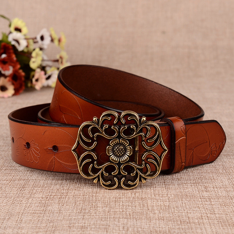 Leather Vintage Decorative Belt