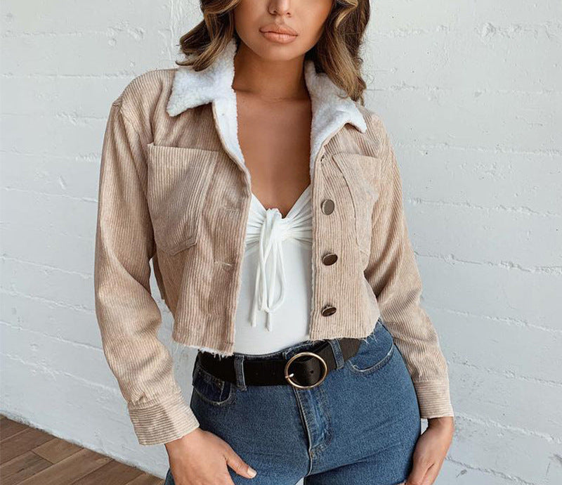 Cardigan Sweater coat Metal button