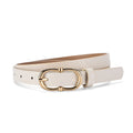 Versatile Snake Print Leather Belt
