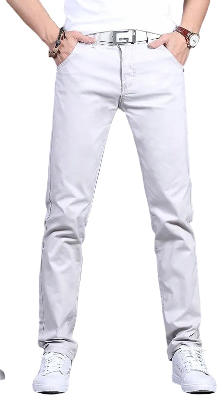 Men's Mid-Rise Straight Casual Pants