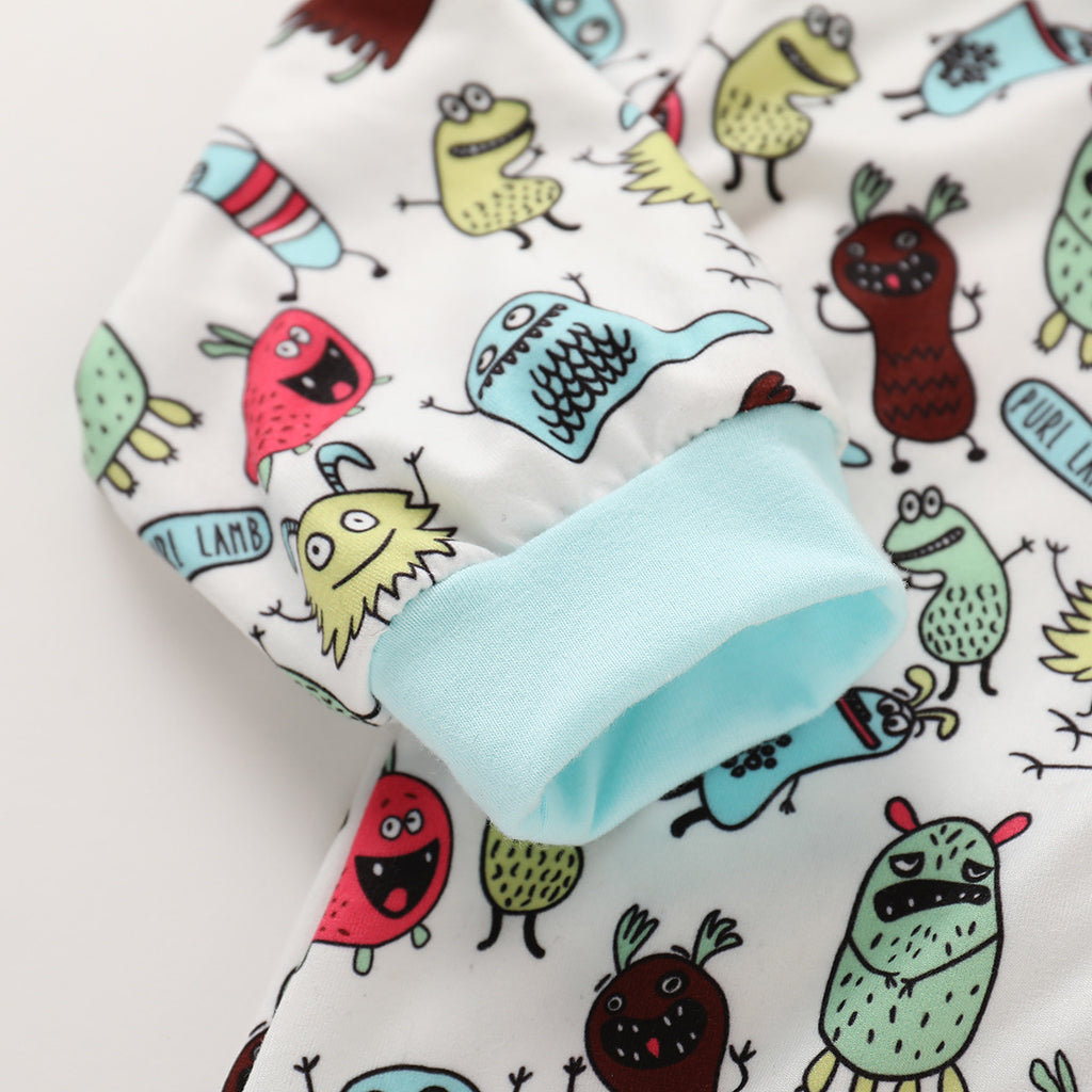 Infant  long sleeve cute cartoon jumpsuit