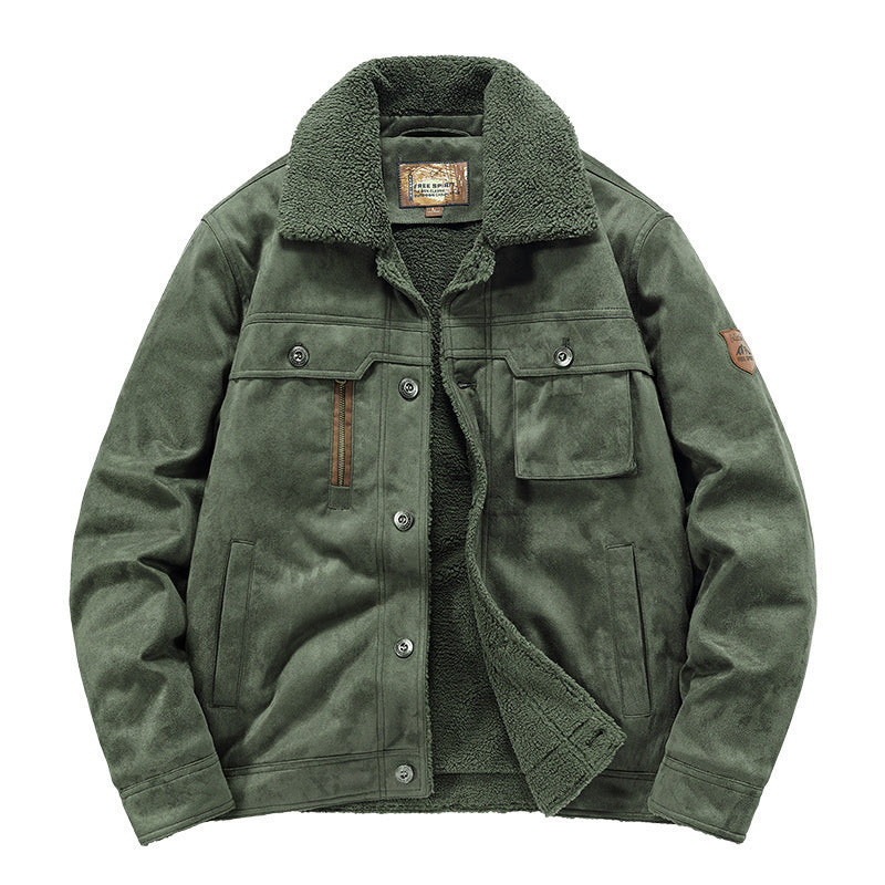 Autumn And Winter New Men's Deerskin Jacket