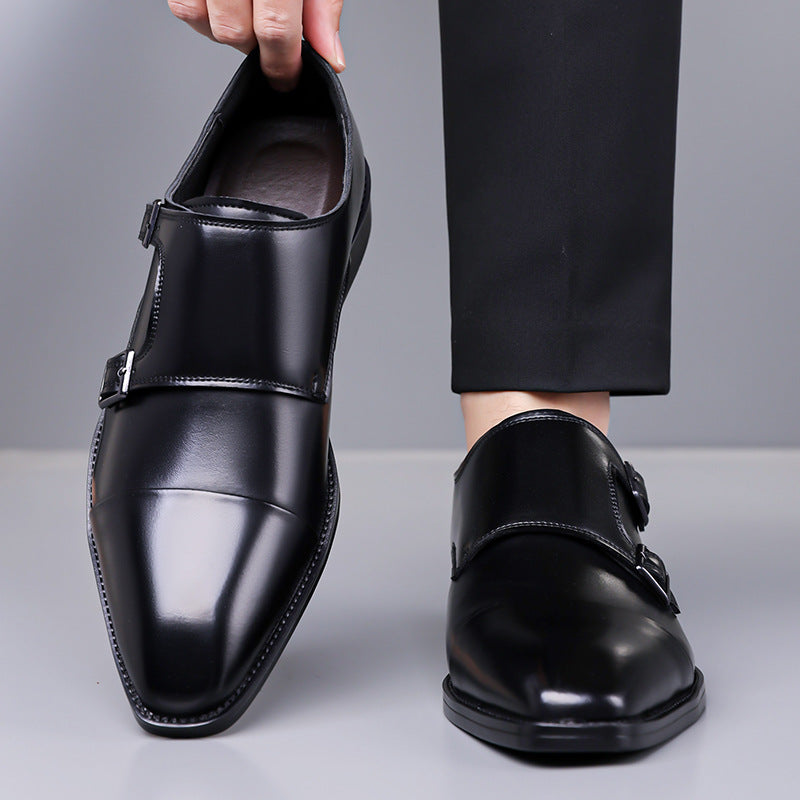 Leather Shoes Men's Business Shoes Oxford