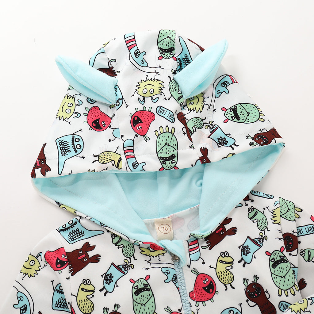 Infant  long sleeve cute cartoon jumpsuit