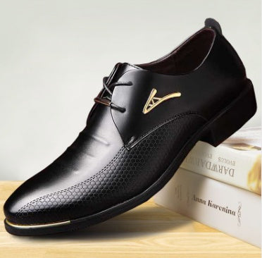 luxury Brand Classic Man Pointed Toe Dress Shoes